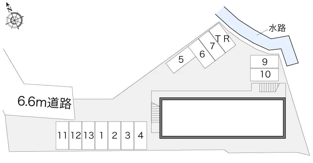 ★手数料０円★三島市徳倉１丁目　月極駐車場（LP）